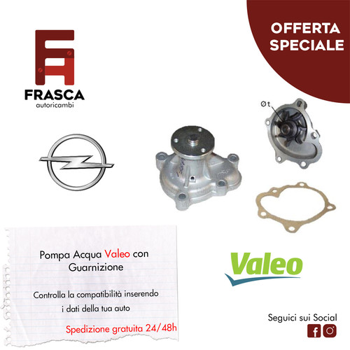 Pompa acqua valeo con - acqua,