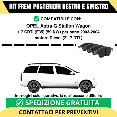 Pastiglie freno posteriori - pastiglie,